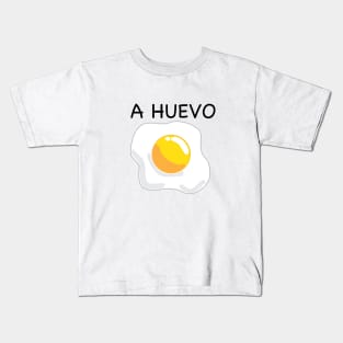 A huevo funny Mexican design Kids T-Shirt